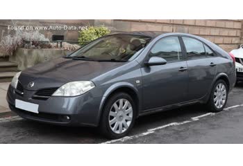 المواصفات والتفاصيل التقنية الكاملة 2002 Nissan Primera Hatch (P12) 2.2 DTI (126 Hp)