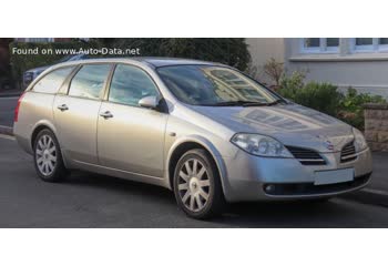 المواصفات والتفاصيل التقنية الكاملة 2002 Nissan Primera Wagon (P12) 2.0 i 16V (140 Hp) CVT