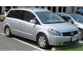 المواصفات والتفاصيل التقنية الكاملة 2003 Nissan Quest (FF-L) 3.5 i V6 24V (233 Hp)