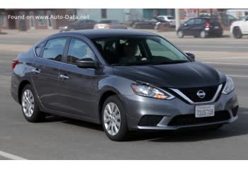 Full specifications and technical details 2017 Nissan Sentra VII (B17, facelift 2016) SR 1.6 Turbo (188 Hp) Xtronic