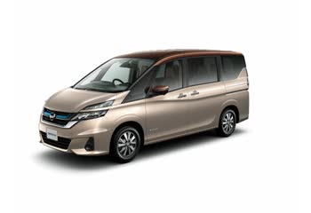 Full specifications and technical details 2018 Nissan Serena (C27) 1.2 (136 Hp) e-POWER Hybrid