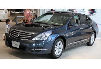 المواصفات والتفاصيل التقنية الكاملة 2008 Nissan Teana II 3.5i V6 24V (249 Hp)