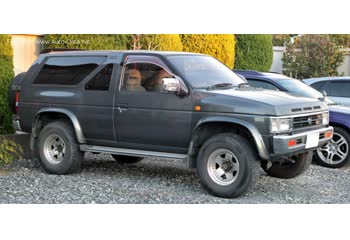 Full specifications and technical details 1990 Nissan Terrano I (WD21) 3.0 i 4WD (148 Hp)