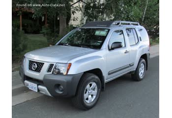 المواصفات والتفاصيل التقنية الكاملة 2008 Nissan Xterra II (facelift 2008) 4.0 V6 (261 Hp) 4x4