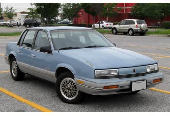 Full specifications and technical details 1990 Oldsmobile Cutlass Calais 3.3 V6 (162 Hp)