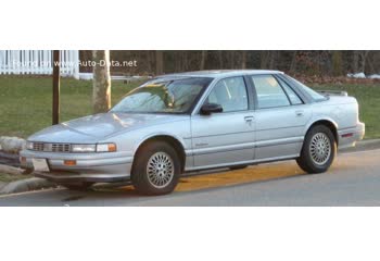 المواصفات والتفاصيل التقنية الكاملة 1990 Oldsmobile Cutlass Supreme 3.4 V6 (213 Hp)