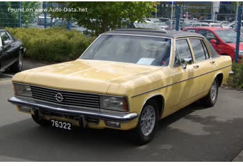 Full specifications and technical details 1969 Opel Admiral B 2.8 (146 Hp)