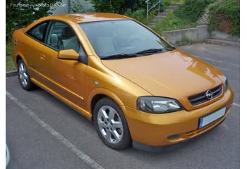 Full specifications and technical details 2000 Opel Astra G Coupe 2.2 16V (147 Hp)