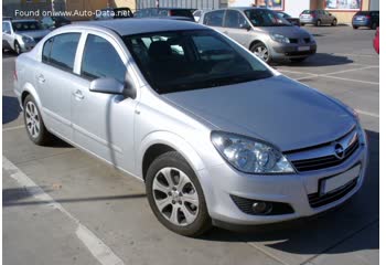 المواصفات والتفاصيل التقنية الكاملة 2007 Opel Astra H Sedan 1.3 CDTI (90 Hp)