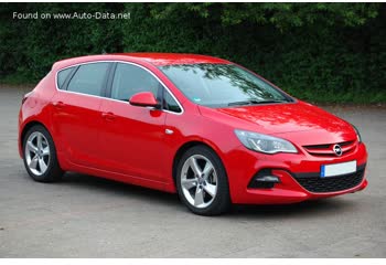 Opel Astra J (facelift 2012)