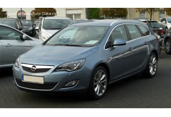 2010 Opel Astra J Sports Tourer 1.4 Turbo (140 Hp) thumb image