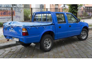 Full specifications and technical details 1992 Opel Campo Double Cab 3.1 TD (109 Hp)