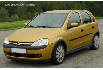 Full specifications and technical details 2000 Opel Corsa C 1.0 12V (58 Hp)