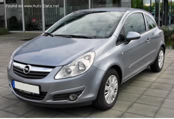 المواصفات والتفاصيل التقنية الكاملة 2006 Opel Corsa D 3-door 1.4i 16V ECOTEC (90 Hp)