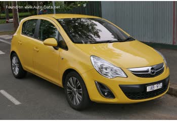 المواصفات والتفاصيل التقنية الكاملة 2011 Opel Corsa D (Facelift 2011) 5-door 1.4 XER (100 Hp) Automatic