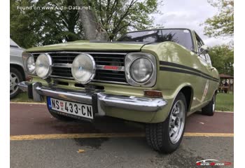 Full specifications and technical details 1965 Opel Kadett B Coupe 1.9 S (103 Hp)