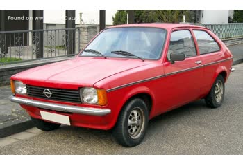 Full specifications and technical details 1973 Opel Kadett C City 1.6 S (75 Hp)