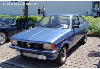 المواصفات والتفاصيل التقنية الكاملة 1973 Opel Kadett C Coupe 1.0 (48 Hp)