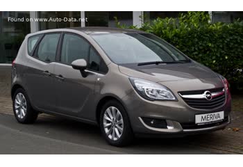 المواصفات والتفاصيل التقنية الكاملة 2014 Opel Meriva B (facelift 2014) 1.4 (140 Hp) Turbo Ecotec