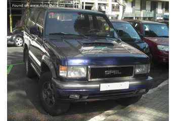 Full specifications and technical details 1992 Opel Monterey RS 3.2i V6 24V (177 Hp) 4x4 Automatic