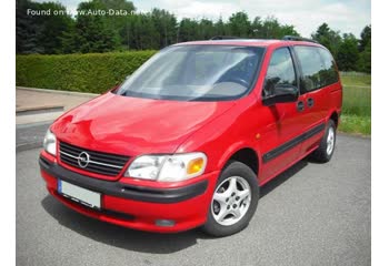 Full specifications and technical details 1998 Opel Sintra 2.2 DTI (116 Hp)