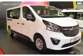 Full specifications and technical details 2015 Opel Vivaro B 1.6 CDTI (95 Hp)