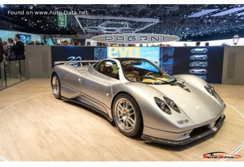 المواصفات والتفاصيل التقنية الكاملة 1999 Pagani Zonda C12 7.3 i V12 48V (550 Hp)