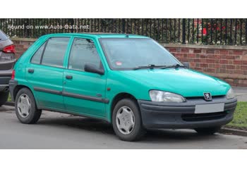 المواصفات والتفاصيل التقنية الكاملة 2000 Peugeot 106 II (1) 1.5 D (57 Hp)