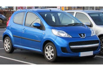 2010 Peugeot 107 (Phase II, 2008) 5-door 1.0 (68 Hp) thumb image