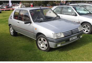 1987 Peugeot 205 I (20A/C, facelift 1987) 3-door 1.6 (80 Hp) Automatic thumb image