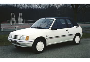 1986 Peugeot 205 I Cabrio (741B,20D) 1.4 CT (79 Hp) thumb image