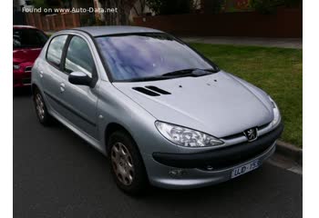 2003 Peugeot 206 (facelift 2003) 1.4i 16V (88 Hp) thumb image