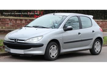 1998 Peugeot 206 1.4i (75 Hp) thumb image