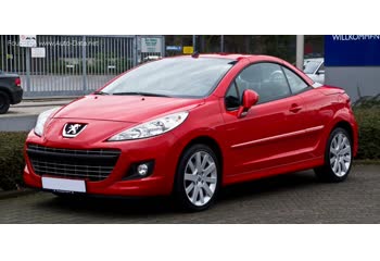 المواصفات والتفاصيل التقنية الكاملة 2009 Peugeot 207 CC (facelift 2009) 1.6 VTi (120 Hp)