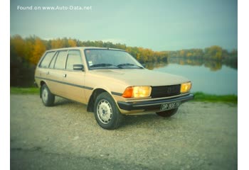 المواصفات والتفاصيل التقنية الكاملة 1980 Peugeot 305 I Break (581D) 1.5 (73 Hp)