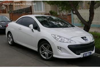 المواصفات والتفاصيل التقنية الكاملة 2010 Peugeot 308 CC I (Phase I, 2008) 1.6 THP (155 Hp)