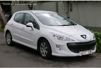 2007 Peugeot 308 I (Phase I, 2007) 2.0 HDi (136 Hp) FAP 3d thumb image