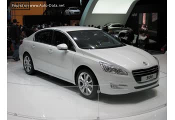 المواصفات والتفاصيل التقنية الكاملة 2010 Peugeot 508 I (Phase I, 2010) 1.6 VTi (120 Hp)