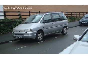 1998 Peugeot 806 (221) 2.0 16V (136 Hp) Automatic thumb image