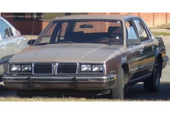 Full specifications and technical details 1988 Pontiac 6000 3.1 i V6 (141 Hp)