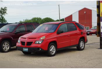 Full specifications and technical details 2000 Pontiac Aztec 3.4 i V6 (188 Hp)