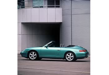 المواصفات والتفاصيل التقنية الكاملة 1998 Porsche 911 Cabriolet (996) Carrera 4 3.4 (300 Hp) Tiptronic S