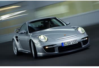 Full specifications and technical details 2007 Porsche 911 (997) GT2 3.6 (530 Hp)