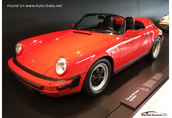 المواصفات والتفاصيل التقنية الكاملة 1989 Porsche 911 Speedster 3.6 (250 Hp) Tiptronic