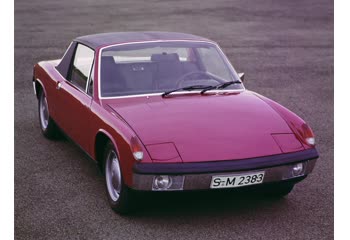 Full specifications and technical details 1969 Porsche 914 1.7 (86 Hp)