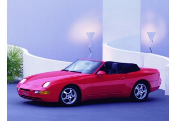 Full specifications and technical details 1991 Porsche 968 Cabrio 3.0 16V (240 Hp)