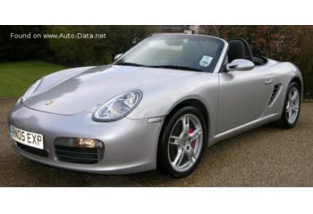 Full specifications and technical details 2004 Porsche Boxster (987) S 3.2 (280 Hp)