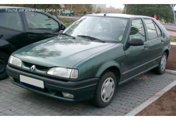 المواصفات والتفاصيل التقنية الكاملة 1992 Renault 19 (B/C53) (facelift 1992) 1.8 i s (90 Hp)