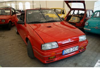 Full specifications and technical details 1991 Renault 19 I Cabriolet (D53) 1.7 (90 Hp)