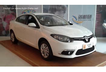 Full specifications and technical details 2012 Renault Fluence (facelift 2012) 1.6 16V (110 Hp)